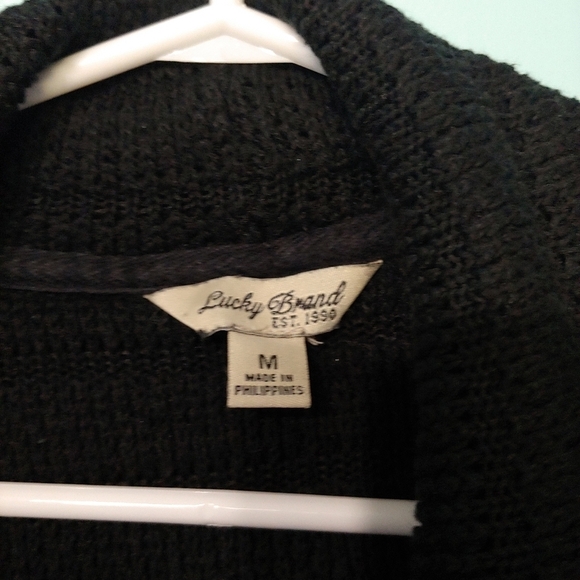 Lucky Brand Open Waterfall Cardigan - Sz M - Picture 3 of 9